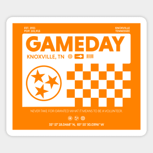 Retro Game Day in Tennessee Magnet